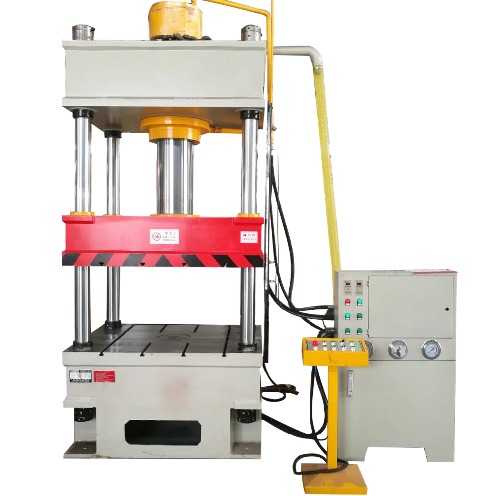 Stainless Pot 4 Columns Hydraulic Press, Metal Forming Machine For Aluminum Stamping Stretching Stainless Pot 4 Columns Hydraulic Press, Metal Forming Machine For Aluminum Stamping Stretching