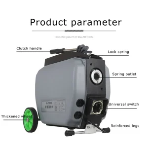 950W Pipe dredging machine Large-scale sewer dredger, outdoor sewer tool, professional high-power electric pipe dredger 950W Pipe dredging machine Large-scale sewer dredger, outdoor sewer tool, professional high-power electric pipe dredger