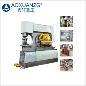 40MM Thickness Hydraulic Combined Punching Shearing Iron Worker Production Machine