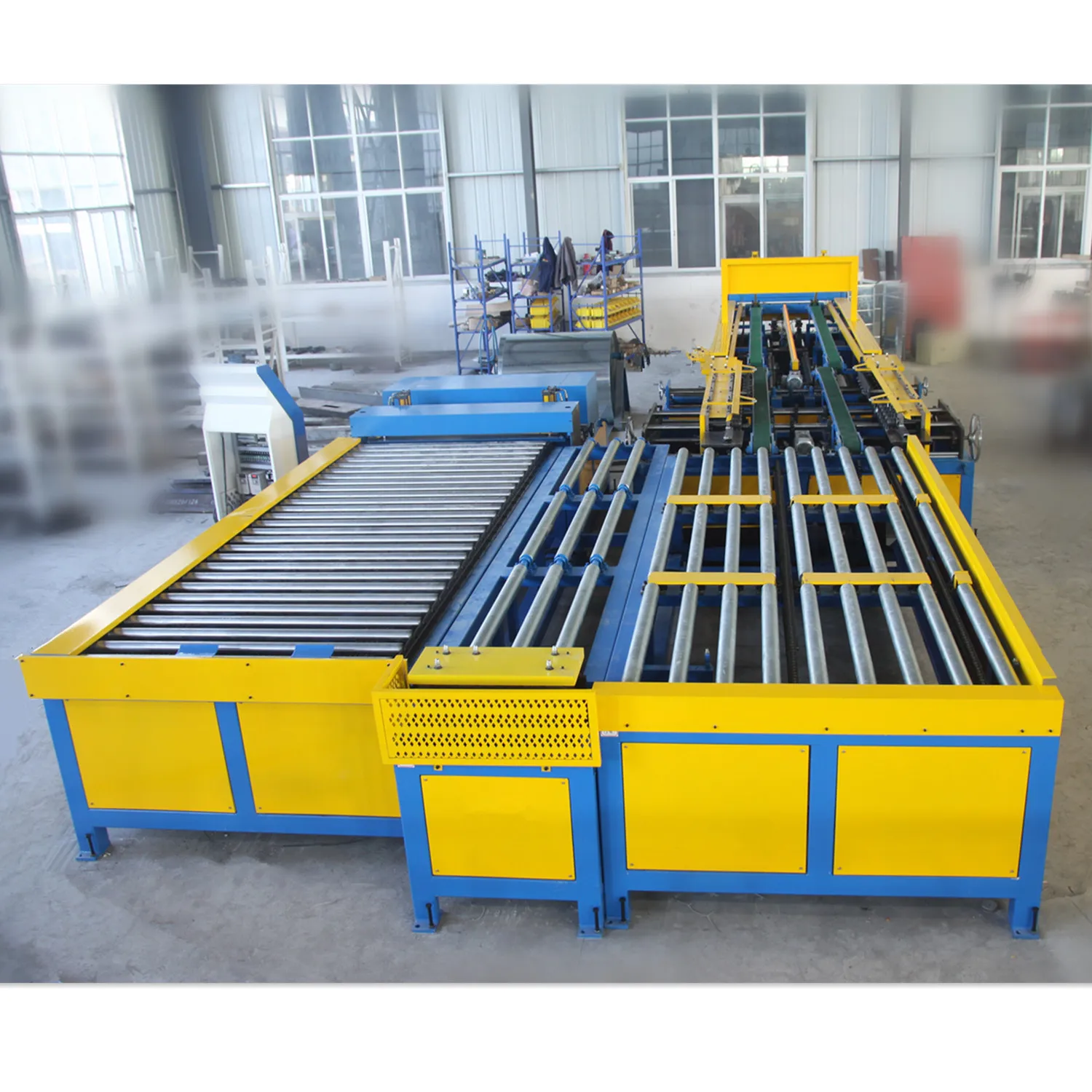 Hvac U Type Square Duct Making Line 5, Auto Rectangular Ventilation Pipe Production Hvac U Type Square Duct Making Line 5, Auto Rectangular Ventilation Pipe Production