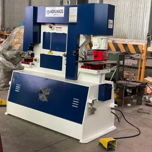 60T Cutting and Notching Machine, Stainless Steel Bar Ironworker, hydraulic Iron Worker