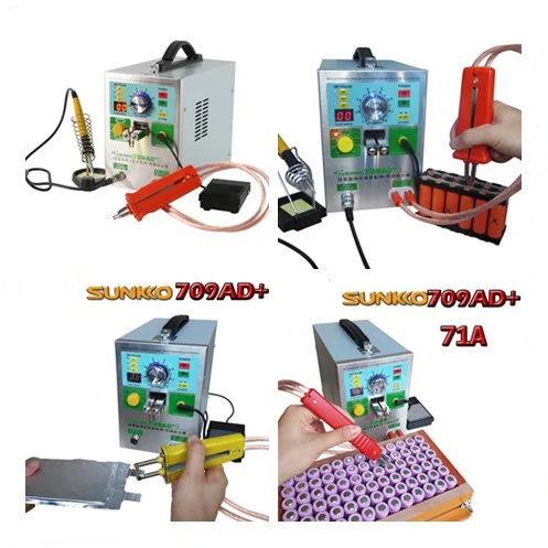 Sunkko 709Ad+ Spot Welder With Soldering Iron Spot Welding Machine For Battery Sunkko 709Ad+ Spot Welder With Soldering Iron Spot Welding Machine For Battery
