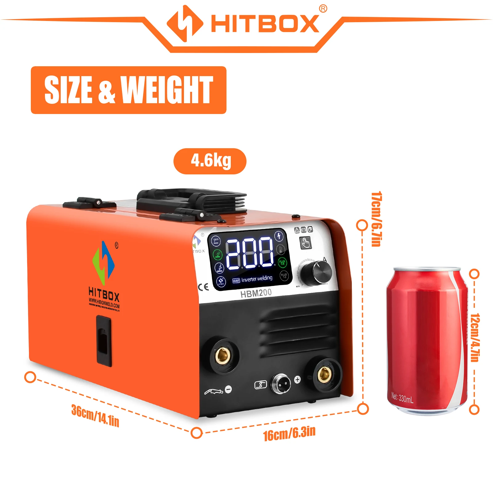 Hitbox 3 In1 Hbm200 Welding Machine Mig Semi-Automatic Without Gas Inverter Mig Gasless Mma Lift Tig Welder Hitbox 3 In1 Hbm200 Welding Machine Mig Semi-Automatic Without Gas Inverter Mig Gasless Mma Lift Tig Welder