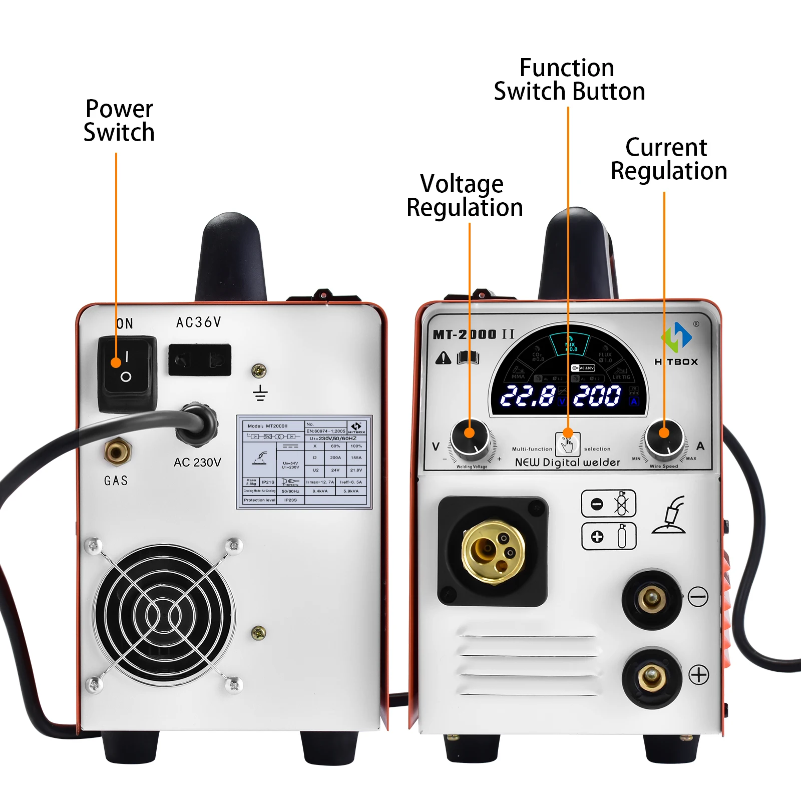 Hitbox 5 In 1 Welding Machine Mt2000Ii Mig Welder Tig Mma Semi-Automatic Igbt Inverter Mixed Gas Gasless Metal Decoration Tools Hitbox 5 In 1 Welding Machine Mt2000Ii Mig Welder Tig Mma Semi-Automatic Igbt Inverter Mixed Gas Gasless Metal Decoration Tools