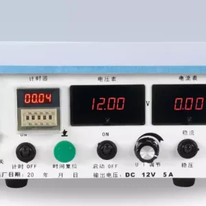 5A-100A Electroplating Rectifier Machine with Timer Brush Plating Electrolytic Oxidation Sewage Treatment Dc Pulse Power Supply – with timer – 20A 12V