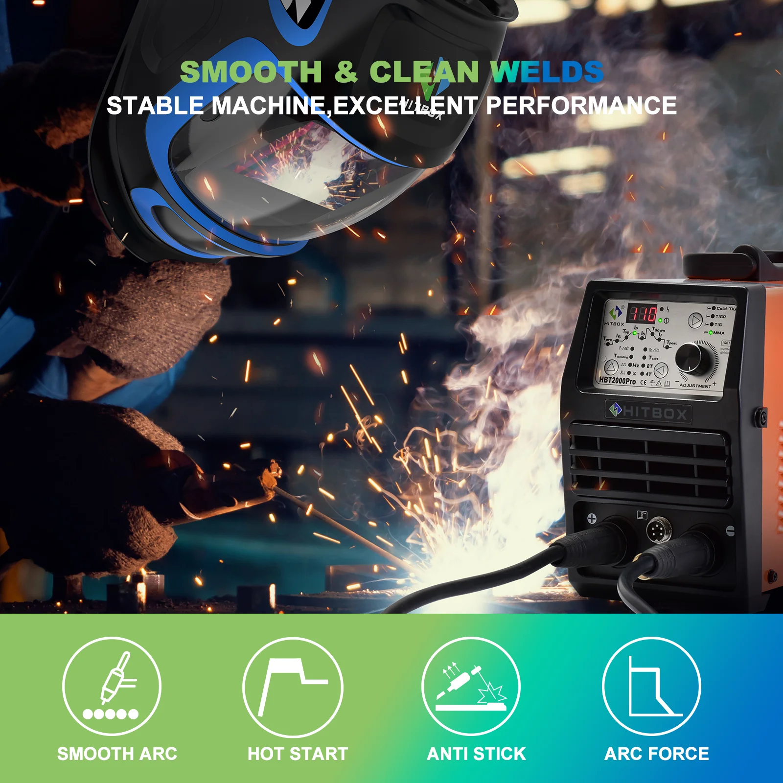 Hitbox Tig Welding Machine 4In4 Hbt2000Pro Hf Tig Spot 145A Pulse 1-900Ms Adjustment Tig Arc Stick Welder Soldadora Tig Welder Hitbox Tig Welding Machine 4In4 Hbt2000Pro Hf Tig Spot 145A Pulse 1-900Ms Adjustment Tig Arc Stick Welder Soldadora Tig Welder
