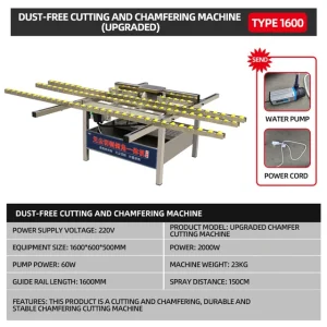 Desktop ceramic tile chamfering machine 45° high-precision dust-free Tile Ceramic Tile Chamfering Machine Water Cutting Bevel – 1600 Desktop ceramic tile chamfering machine 45° high-precision dust-free Tile Ceramic Tile Chamfering Machine Water Cutting Bevel – 1600