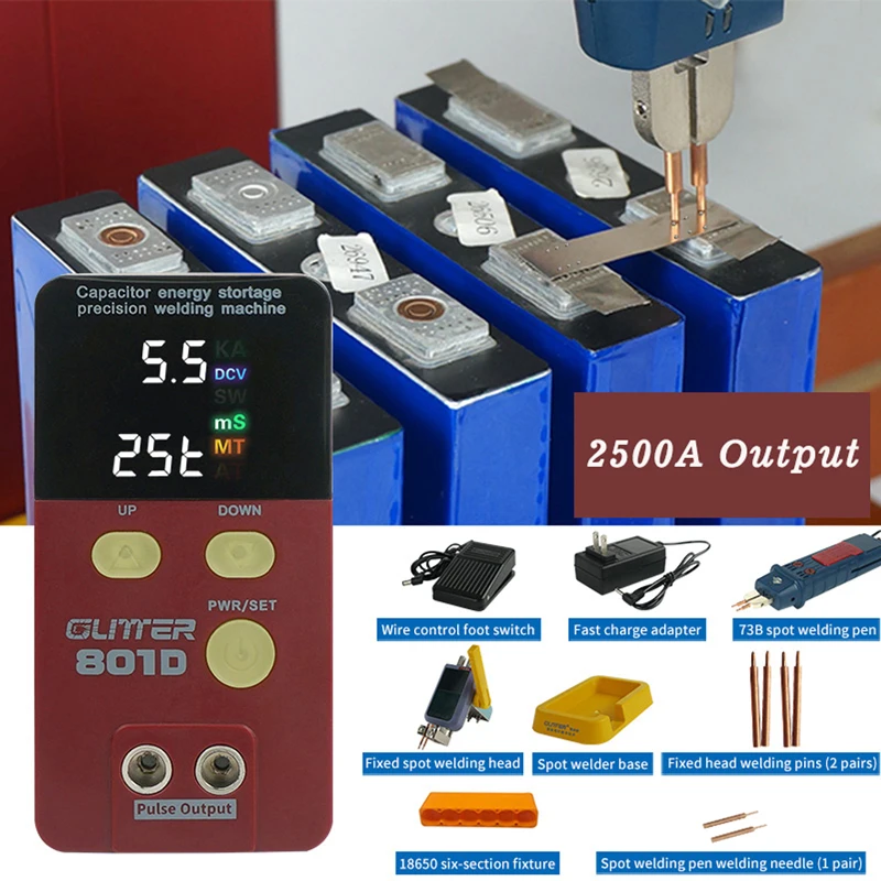 Lithium Battery Portable Sunkko 801D Spot Welding Machine For 18650 Lithium Ion Battery Lithium Battery Portable Sunkko 801D Spot Welding Machine For 18650 Lithium Ion Battery
