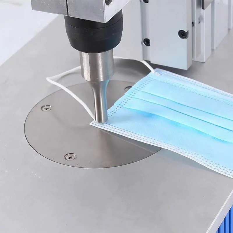 Semi-Automatic Disposable Ultrasonic Mask Ear Loop Spot Welding Machine For Kn95 Facemask Semi-Automatic Disposable Ultrasonic Mask Ear Loop Spot Welding Machine For Kn95 Facemask