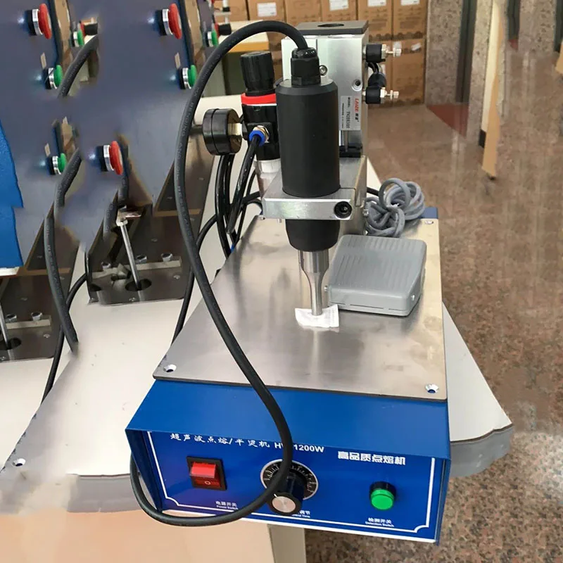 Good Quality Ultrasonic Spot Welding Machine 35K For Mask Earloop Welder Equipment Good Quality Ultrasonic Spot Welding Machine 35K For Mask Earloop Welder Equipment