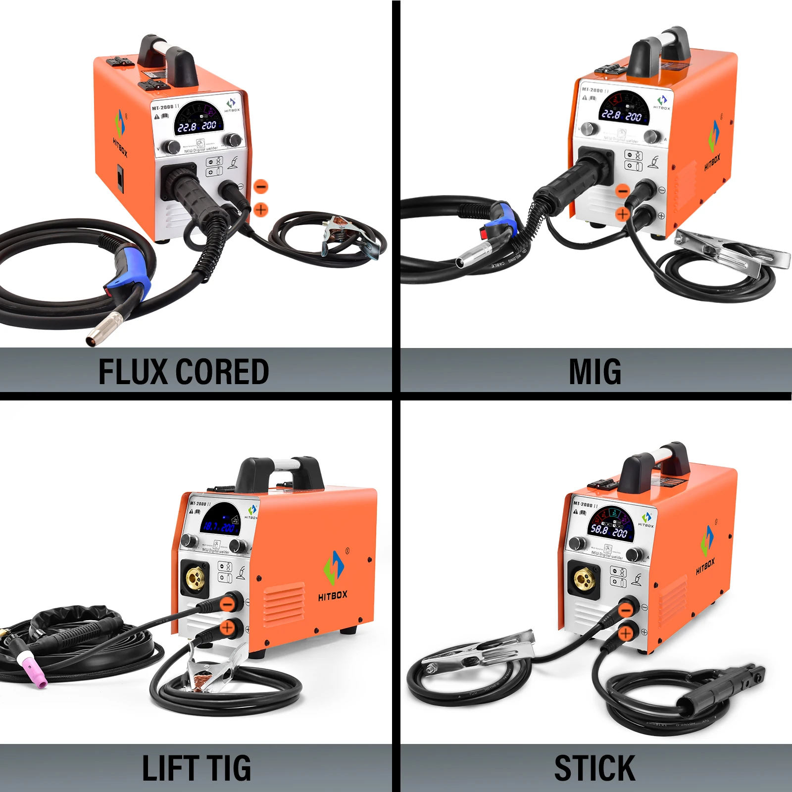 Hitbox 5 In 1 Welding Machine Mt2000Ii Mig Welder Tig Mma Semi-Automatic Igbt Inverter Mixed Gas Gasless Metal Decoration Tools Hitbox 5 In 1 Welding Machine Mt2000Ii Mig Welder Tig Mma Semi-Automatic Igbt Inverter Mixed Gas Gasless Metal Decoration Tools