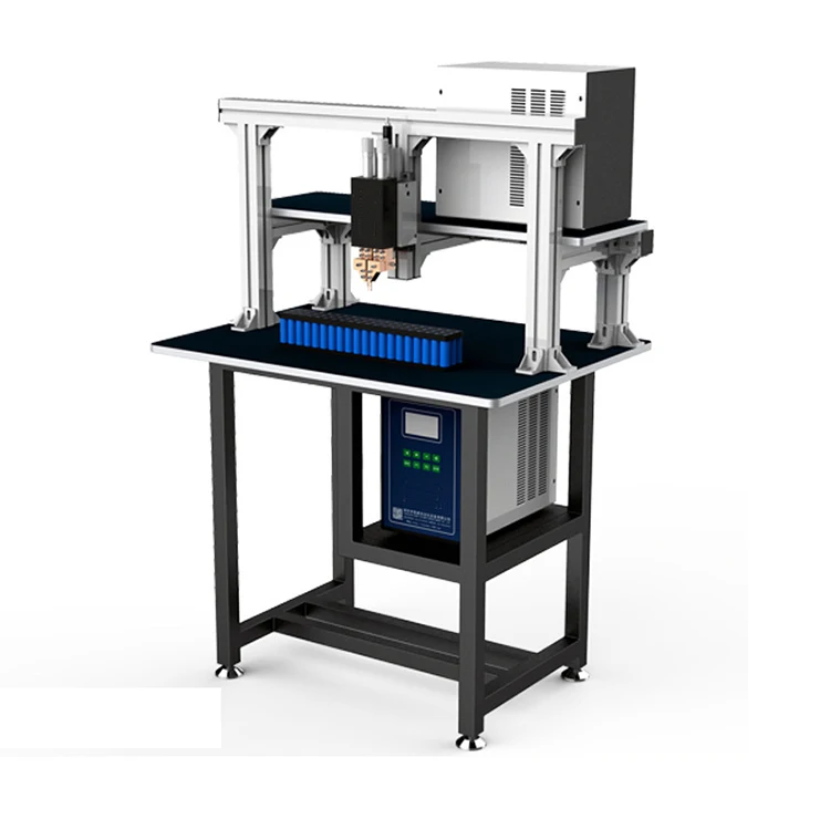 Semi Automatic Gantry Spot Welder For Battery Pack Weldling With 5000A Dc Inverter Power Supply Semi Automatic Gantry Spot Welder For Battery Pack Weldling With 5000A Dc Inverter Power Supply