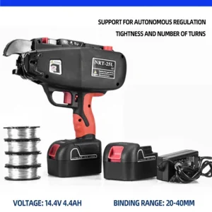 14.4v 4.0ah Automatic Steel Strapping Machine Rebar Tying Machine Rechargeable Binding Machine Steel Bar Lashing Machine – WHITE 14.4v 4.0ah Automatic Steel Strapping Machine Rebar Tying Machine Rechargeable Binding Machine Steel Bar Lashing Machine – WHITE