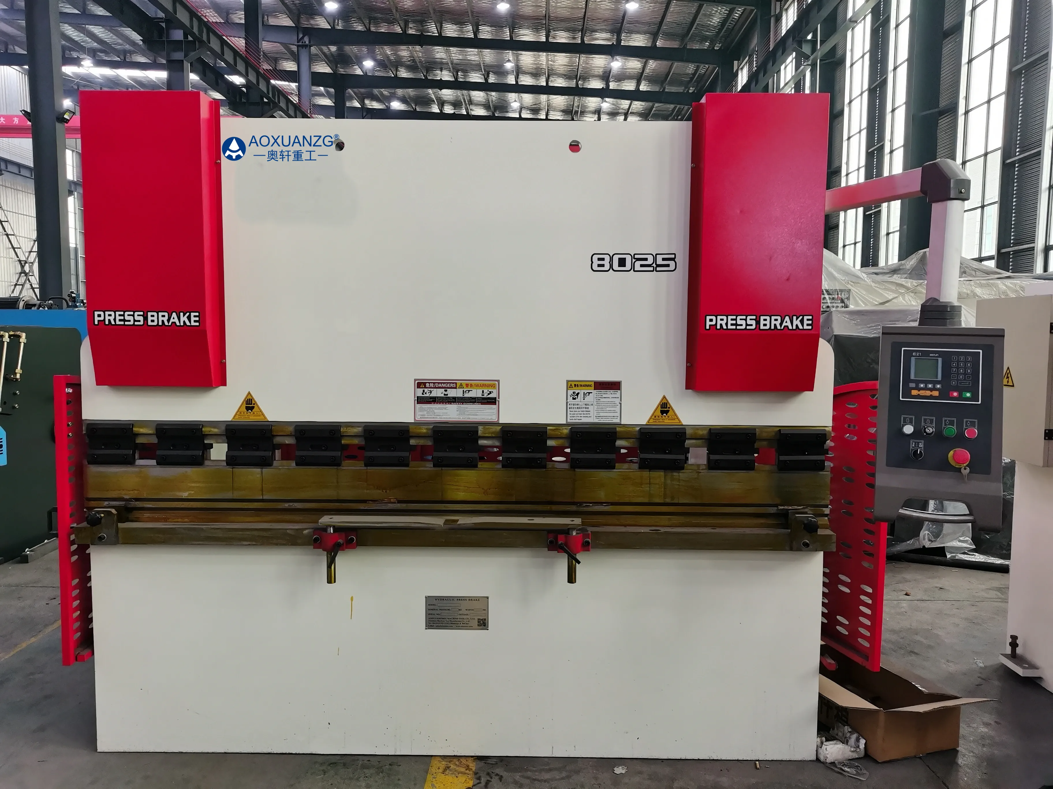Wc67K 80T2500Mm Nc Hydraulic Press Brake With Estun System Wc67K 80T2500Mm Nc Hydraulic Press Brake With Estun System