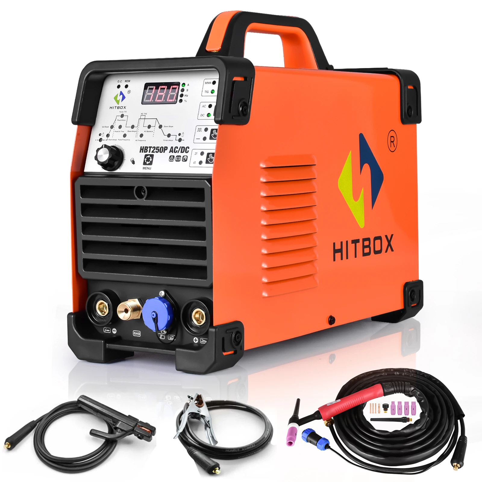 Hitbox Ac/Dc Welder Tig Aluminum Tig Welding Machine Arc Stick Welder Tools Igbt Inverter Soldador With Pulse Сварочный Аппарат Hitbox Ac/Dc Welder Tig Aluminum Tig Welding Machine Arc Stick Welder Tools Igbt Inverter Soldador With Pulse Сварочный Аппарат
