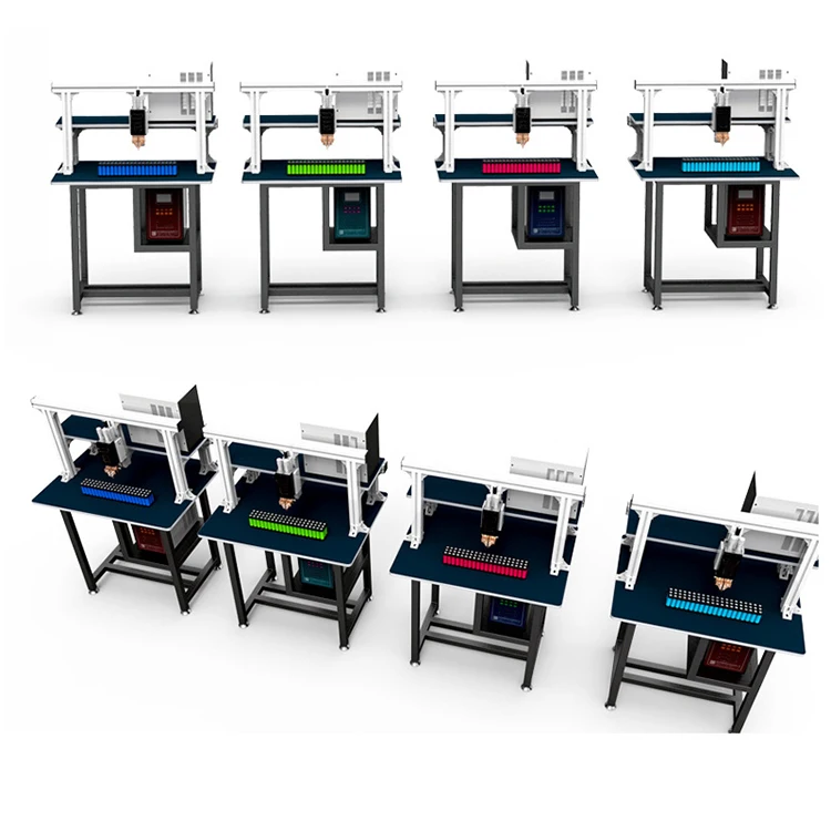 Semi Automatic Gantry Spot Welder For Battery Pack Weldling With 5000A Dc Inverter Power Supply Semi Automatic Gantry Spot Welder For Battery Pack Weldling With 5000A Dc Inverter Power Supply