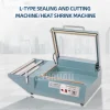 220v 800w SF-380 Manual L-Type Heat Shrink Film Plastic Film Pof Film Sealing and Cutting Packaging Machine Heat Shrink Sealer