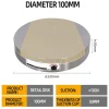 100mm Circular Permanent Magnet Suction Cup Surface Grinder Permanent Brass Magnetic Chuck Grinding Disk Grinding Machines – 100mm-29