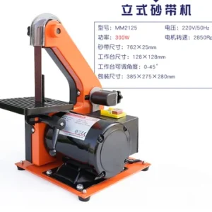Belt Sander Woodworking Metal Grinding Machine Polisher Copper Motor Knife Grinder Chamfering Machine Polishing Machine – green