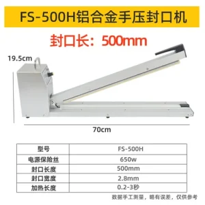 100cm PVC PUF PP Hot Film Sealing Machine Hand Pressed Plastic Film Plastic Sealing Machine Desktop Aluminum Foil Sealing Tool – 50CM 100cm PVC PUF PP Hot Film Sealing Machine Hand Pressed Plastic Film Plastic Sealing Machine Desktop Aluminum Foil Sealing Tool – 50CM