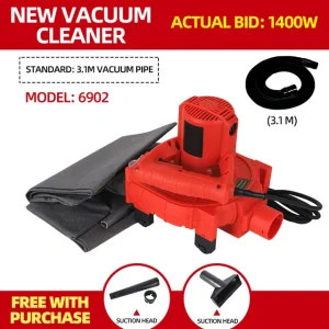 Industrial Vacuum Cleaner High-Power Wall Slotting Sanding Woodworking Dust Removal Blower Dust Blowing and Suction Machine – 3.1m Industrial Vacuum Cleaner High-Power Wall Slotting Sanding Woodworking Dust Removal Blower Dust Blowing and Suction Machine – 3.1m
