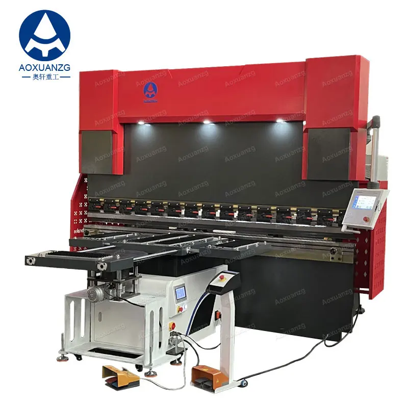 Aoxuan 160T3200Mm With Tp10S System Hydraulic Press Brake Servo Control Sheet Metal Bending Machine Aoxuan 160T3200Mm With Tp10S System Hydraulic Press Brake Servo Control Sheet Metal Bending Machine