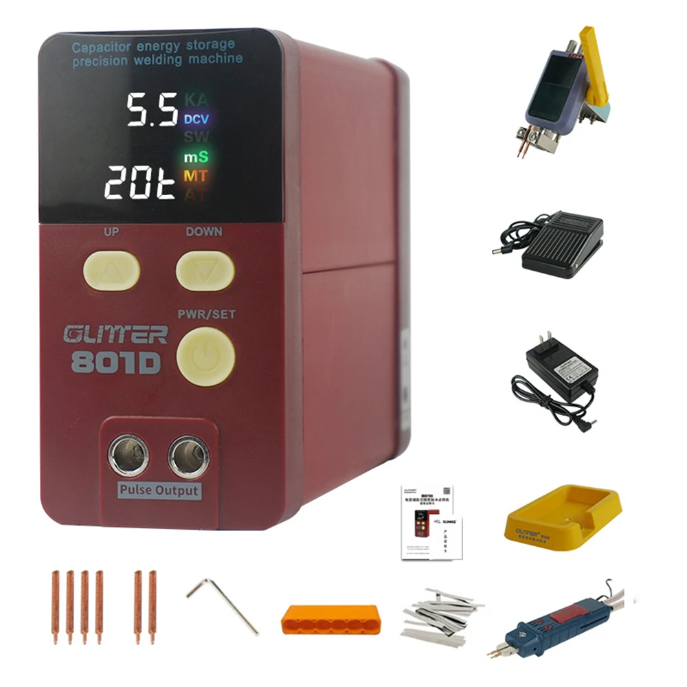 0.3Mm Pure Nickel Spot Welder 801D Battery Welding Machine On Sale For Battery Packs 0.3Mm Pure Nickel Spot Welder 801D Battery Welding Machine On Sale For Battery Packs