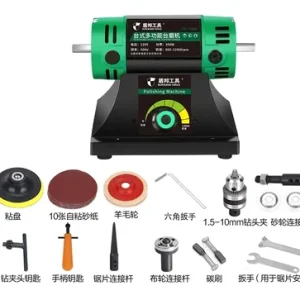 220V Multifunction Grinding Polishing Machine Mini Table Saw Jade Engraving Machine Portable Jade Cutting Machine Stone Polisher – package 2