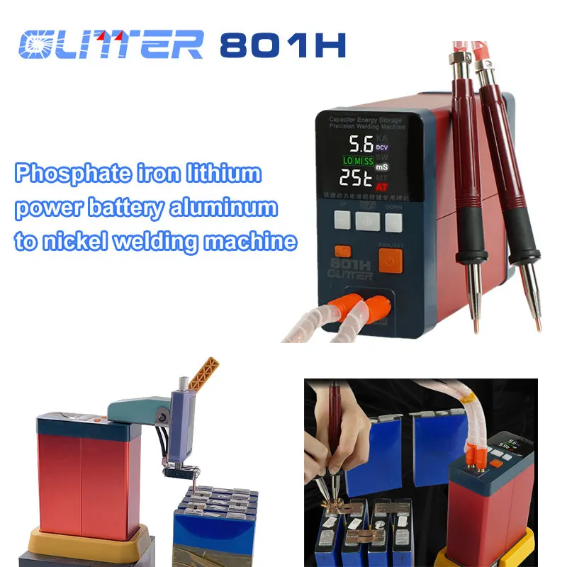 Glitter 801H Spot Welding Machine 19.8Kw 3500A Pulse Butt Welder Power Battery Aluminum Nickel Single Battery Spot Welder Glitter 801H Spot Welding Machine 19.8Kw 3500A Pulse Butt Welder Power Battery Aluminum Nickel Single Battery Spot Welder