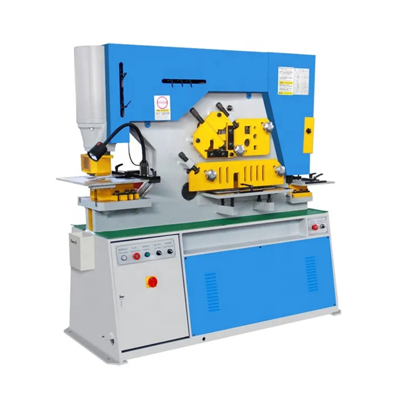 Multi Functional Mechanical Small Hydraulic Ironworker Iron Plate Punching Machine Multi Functional Mechanical Small Hydraulic Ironworker Iron Plate Punching Machine