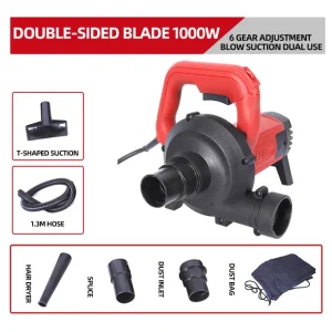 1000W Slotting Machine Vacuum Cleaner High Power Industrial Dust Collector Wall Planer Grinding Machine Blowing And Suction bag – 1.3m 1000W Slotting Machine Vacuum Cleaner High Power Industrial Dust Collector Wall Planer Grinding Machine Blowing And Suction bag – 1.3m