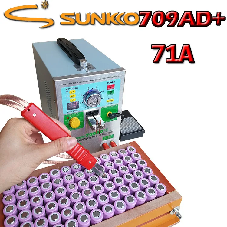 Sunkko 709Ad+ Spot Welder With Soldering Iron Spot Welding Machine For Battery Sunkko 709Ad+ Spot Welder With Soldering Iron Spot Welding Machine For Battery