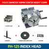 Milling Machine Dividing Head 160mm 6 Inch 3 Jaw Chuck Precision Semi Universal Dividing Head For Milling Machine Rotary Table – no Tailstock