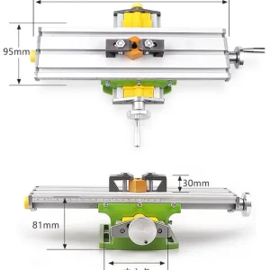 Multi-Functional Milling Machine Cross Working Table Mini Slide Table Support for Drilling Bench Drill Stent Tools BG6350 – 6330 Multi-Functional Milling Machine Cross Working Table Mini Slide Table Support for Drilling Bench Drill Stent Tools BG6350 – 6330