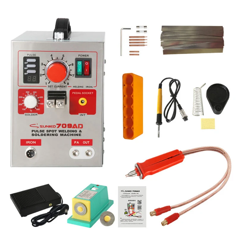 709Ad Spot Welding Machine 3.2Kw Pulse Induction Automatic Spot Welder For 18650 Battery Pack With S70Bn Pen 709Ad Spot Welding Machine 3.2Kw Pulse Induction Automatic Spot Welder For 18650 Battery Pack With S70Bn Pen