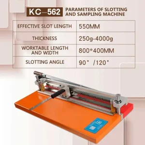 810mm Electric Grey Cardboard Slotting Machine Automatic Slotting Proofing Machine Box V-Groove Cutting Grooving Machine KC-562 – KC-562