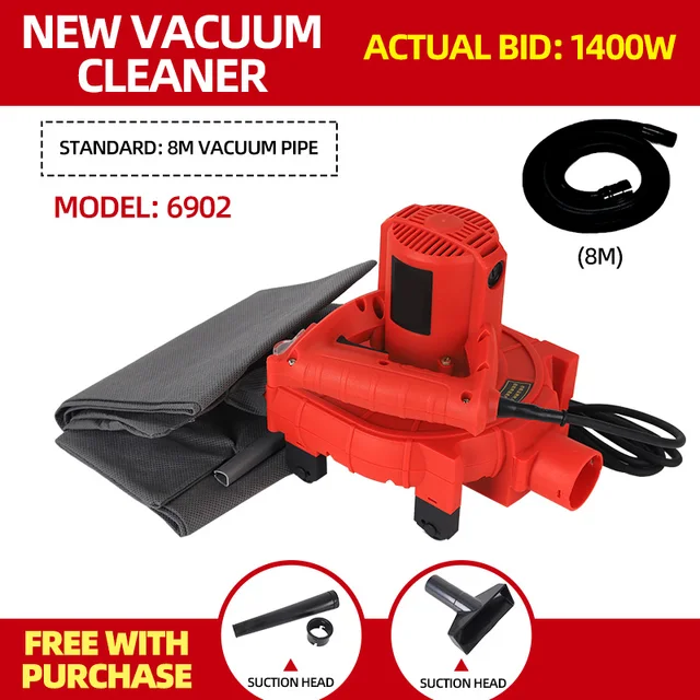 Industrial Vacuum Cleaner High-Power Wall Slotting Sanding Woodworking Dust Removal Blower Dust Blowing And Suction Machine – 8M Industrial Vacuum Cleaner High-Power Wall Slotting Sanding Woodworking Dust Removal Blower Dust Blowing And Suction Machine – 8M