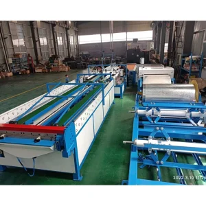 Air Duct Auto Line Machine for HVAC Tube Forming, Rectangular Ventilation Pipe Production Line 5 Air Duct Auto Line Machine for HVAC Tube Forming, Rectangular Ventilation Pipe Production Line 5