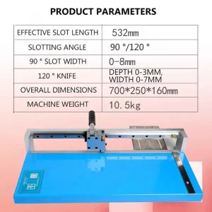 810mm Electric Grey Cardboard Slotting Machine Automatic Slotting Proofing Machine Box V-Groove Cutting Grooving Machine KC-562 – KC-532 810mm Electric Grey Cardboard Slotting Machine Automatic Slotting Proofing Machine Box V-Groove Cutting Grooving Machine KC-562 – KC-532