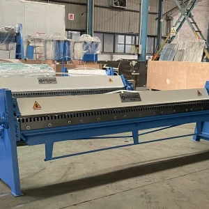 AOXUANZG TDF flange Manual Press Brake, 1mm Thickness With 3200mm Metal Plate Edge Fold Machine