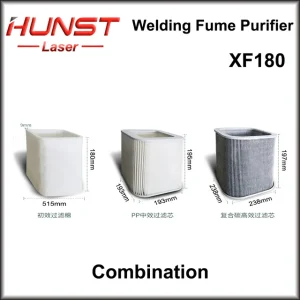 Hunst Laser Fume Extractor Filter Element For XF180 XF250 Soldering Smoke Fume Absorber Purifier HEPA Dust Collector – XF180 Combination Hunst Laser Fume Extractor Filter Element For XF180 XF250 Soldering Smoke Fume Absorber Purifier HEPA Dust Collector – XF180 Combination