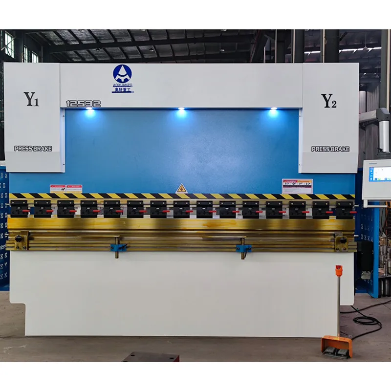 125T3200Mm Metal Sheet Bending Machine, Tp10S System Hydraulic Press Brake With Customizable Molds 125T3200Mm Metal Sheet Bending Machine, Tp10S System Hydraulic Press Brake With Customizable Molds