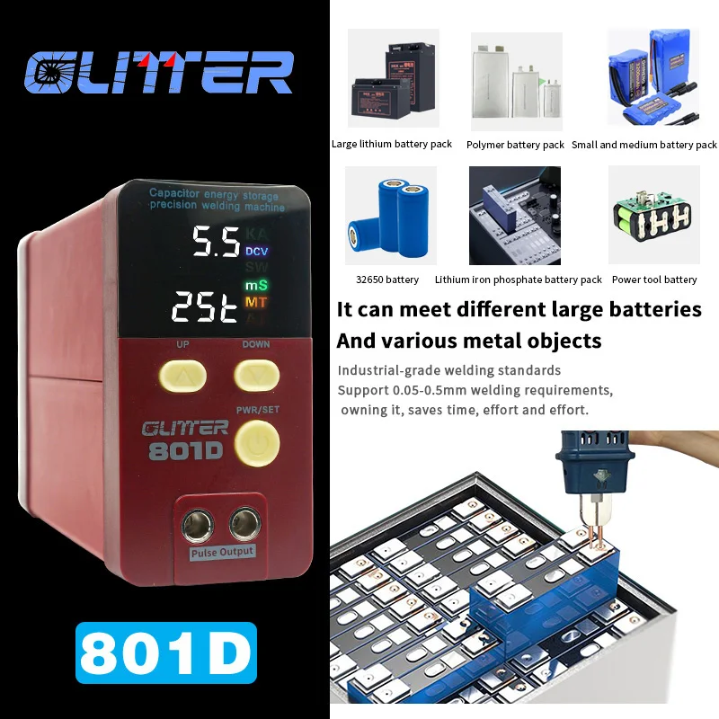 Lithium Battery Portable Sunkko 801D Spot Welding Machine For 18650 Lithium Ion Battery Lithium Battery Portable Sunkko 801D Spot Welding Machine For 18650 Lithium Ion Battery