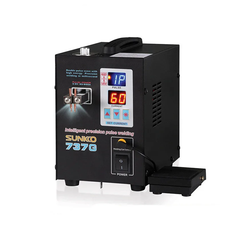 Sunkko 737G Battery Spot Welder 1.5Kw Led Light Spot Welding Machine For 18650 Battery Pack Welding Precision Pulse Spot Welders Sunkko 737G Battery Spot Welder 1.5Kw Led Light Spot Welding Machine For 18650 Battery Pack Welding Precision Pulse Spot Welders