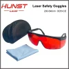 HUNST Laser Safety Glasses UV Infrared Beauty Hair Removal Anti-Dust Goggles 200-540nm OD5 CE Goggles