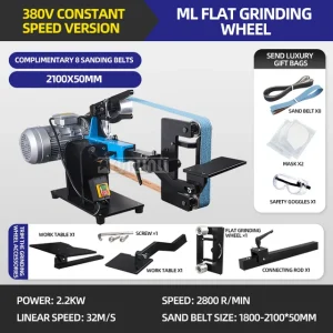 2.2kw Vertical and Horizontal Belt Sanding Machine Industrial Knife Sharpener Metal Polisher Lathe Polishing Grinding Machine – 380v-29 2.2kw Vertical and Horizontal Belt Sanding Machine Industrial Knife Sharpener Metal Polisher Lathe Polishing Grinding Machine – 380v-29