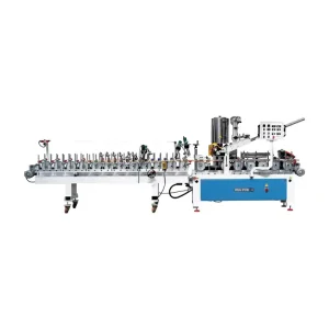 Turkish Made Wood EVA -PO and PUR Profile Wrapping Machine For Door Frame Case Architrave Jamb Wood Profile Woodworking Turkish Made Wood EVA -PO and PUR Profile Wrapping Machine For Door Frame Case Architrave Jamb Wood Profile Woodworking