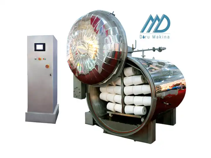 Sample Yarn Fixing Conditioning Ht Hp Steamer Autoclave Automatic 380V;50Hz Steam Master 2 Years Turkey Sample Yarn Fixing Conditioning Ht Hp Steamer Autoclave Automatic 380V;50Hz Steam Master 2 Years Turkey