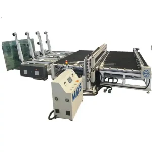 Full Automatic CNC Laminate Glass Cutting Machine Production With Loading Cutting and Breaking Table LOW-E Fonction Lazer Mark