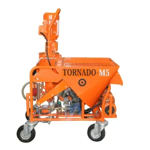 High Quality Wall Dry Mortar Cement Plastering Spraying Machine Made in Turkey New 380 V Power Tornado M5 High Quality Wall Dry Mortar Cement Plastering Spraying Machine Made in Turkey New 380 V Power Tornado M5